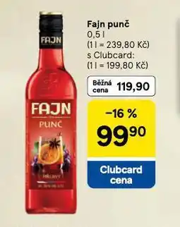 Tesco Fajn punč nabídka