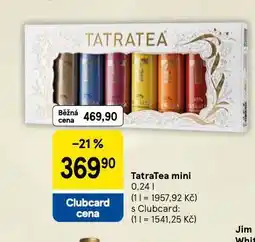 Tesco Tatratea mini nabídka