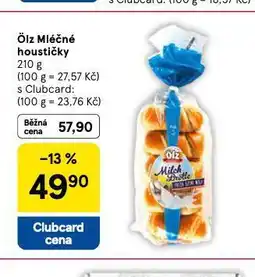 Tesco Ölz mléčné houstičky nabídka
