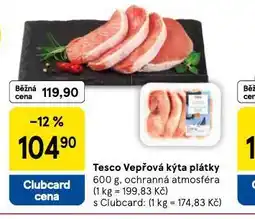 Tesco Vepřová kýta plátky nabídka