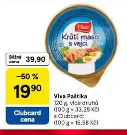 Tesco Viva paštika nabídka