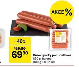 Tesco Kuřecí párky pochoutkové nabídka