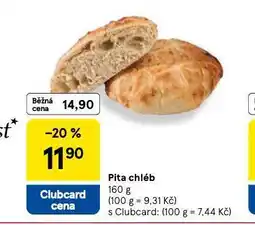 Tesco Pita chléb nabídka