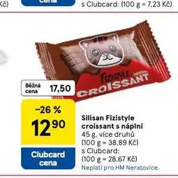 Tesco Silisan fizistyle croissant s náplní nabídka