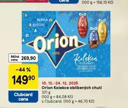 Tesco Orion kolekce oblíbených chutí nabídka