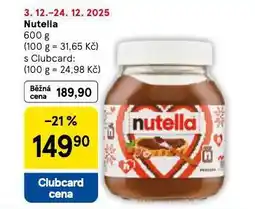 Tesco Nutella nabídka