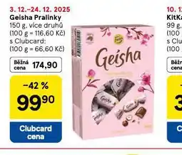 Tesco Geisha pralinky nabídka