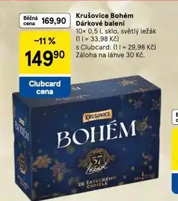 Tesco Krušovice bohém dárkové balení nabídka