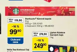 Tesco Starbucks kávové kapsle nabídka