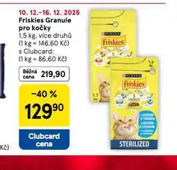 Tesco Friskies granule pro kočky nabídka
