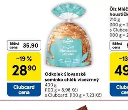 Tesco Slovanské semínko chléb vívezrnný nabídka
