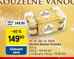 Tesco Ferrero rocher pralinky nabídka