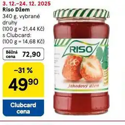 Tesco Riso džem nabídka