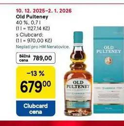 Tesco Old pulteney nabídka