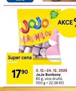 Tesco Jojo bonbony nabídka