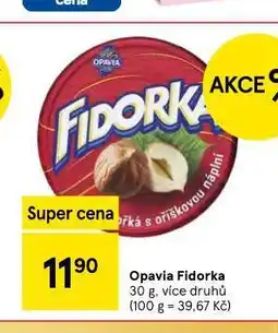 Tesco Opavia fidorka nabídka