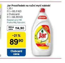 Tesco Jar prostředek na nádobí nabídka
