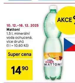 Tesco Mattoni ochucená nabídka