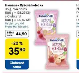 Tesco Hamánek rýžová kolečka nabídka