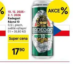 Tesco Radegast rázná 10 nabídka