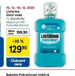 Tesco Listerine ústní voda nabídka