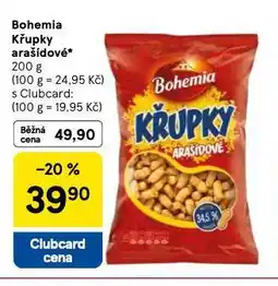 Tesco Bohemia křupky arašídové nabídka