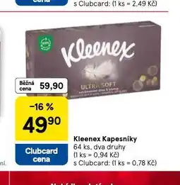 Tesco Kleenex kapesníky nabídka