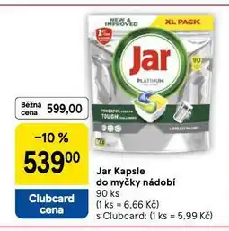 Tesco Jar kapsle do myčky nabídka