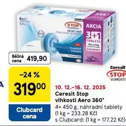 Tesco Ceresit stop vlhkosti aero 360 nabídka