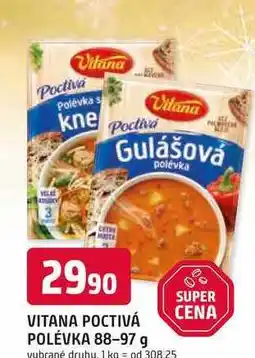 Trefa VITANA POCTIVÁ POLÉVKA 88-97 g nabídka