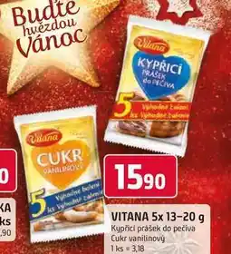 Trefa Vitana Kypřicí prášek do pečiva 5 x 13g 65 nabídka