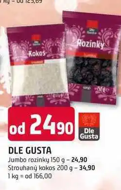 Trefa Dle Gusta Jumbo rozinky 150 g nabídka