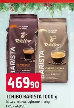 Trefa TCHIBO BARISTA 1000 g káva zrnková nabídka