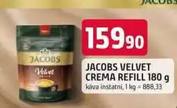 Trefa JACOBS VELVET CREMA REFILL 180 g nabídka