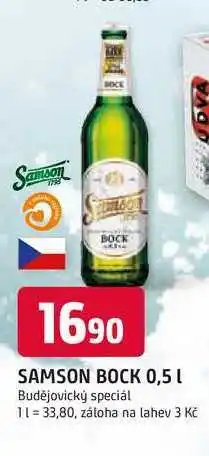 Trefa SAMSON BOCK 0,5l nabídka