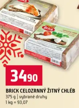 Terno Brick celozrnný žitný chléb nabídka