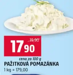 Terno Pažitková pomazánka nabídka