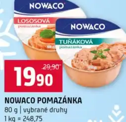 Terno Nowaco pomazánka nabídka