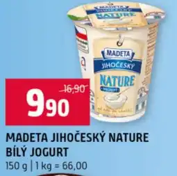 Terno Madeta jihočeský nature bílý jogurt nabídka