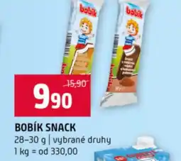 Terno Bobík snack nabídka