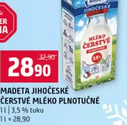 Terno Madeta jihočeské čerstvé mléko plnotučné nabídka