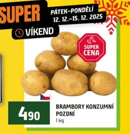 Terno Brambory konzumní pozdní nabídka
