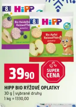 Terno Hipp bio rýžové oplatky nabídka