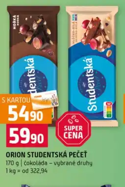 Terno Orion studentská pečeť nabídka