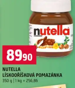Terno Nutella lískooříšková pomazánka nabídka