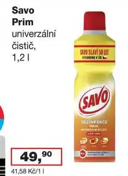 Ráj drogerie Savo Prim 1,2 l nabídka
