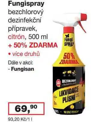 Ráj drogerie Fungispray 500 ml nabídka