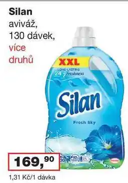 Ráj drogerie Silan aviváž 130 dávek nabídka