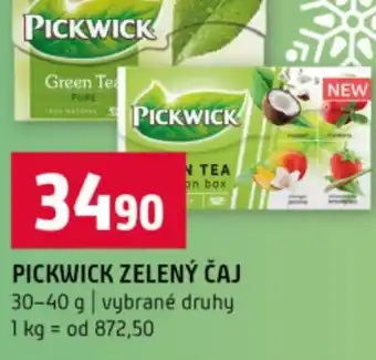 Terno Pickwick zelený čaj nabídka