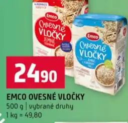 Terno Emco ovesné vločky nabídka